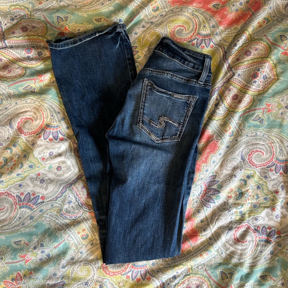 Silver Bootcut Jeans